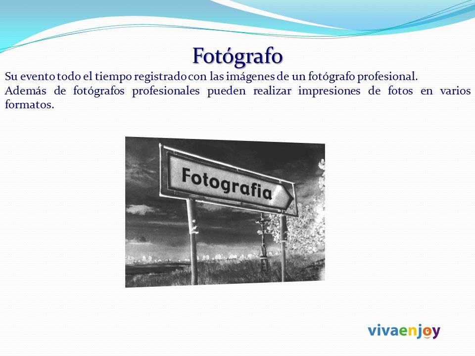 Fotógrafo Su evento todo el tiempo registrado con las imágenes de un fotógrafo profesional.