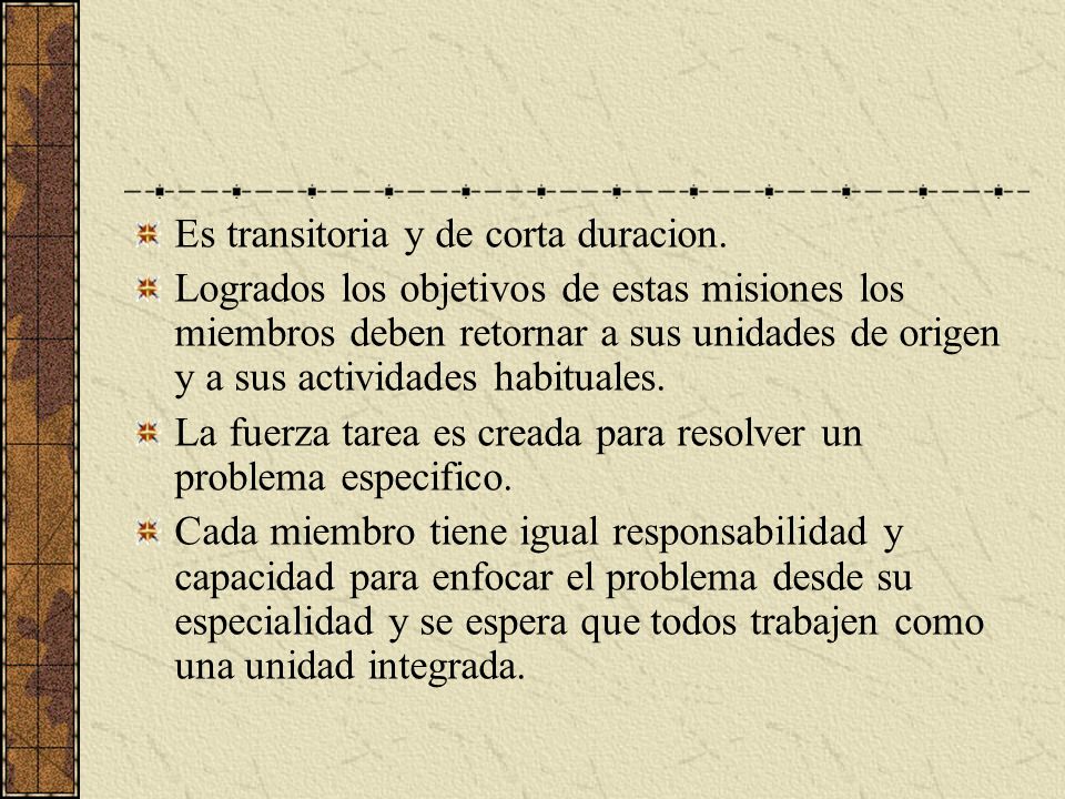 Es transitoria y de corta duracion.