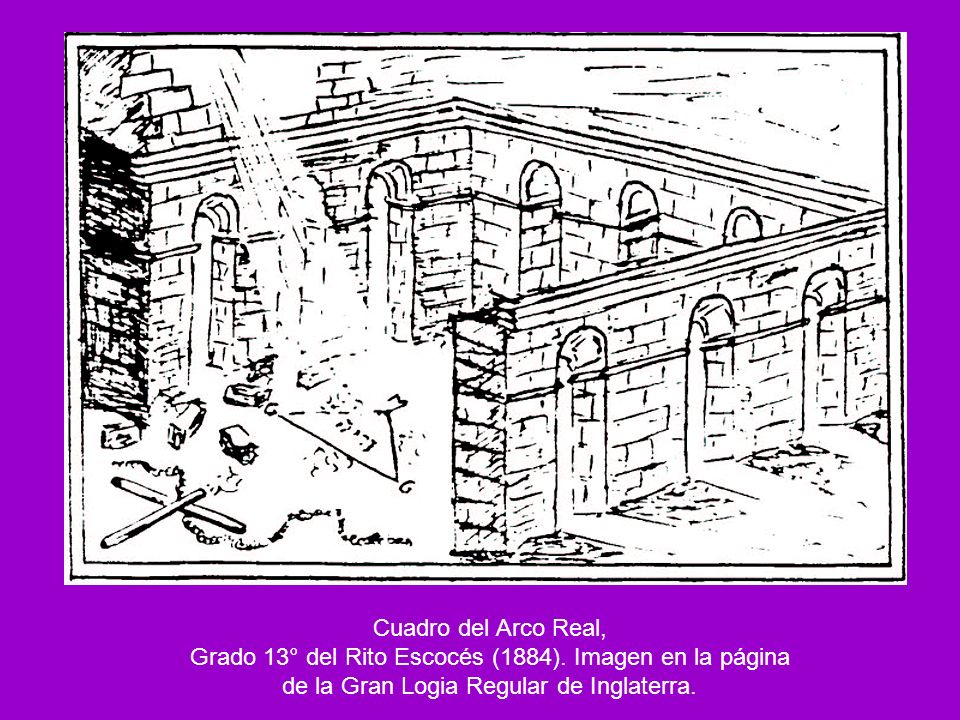 Grado 13° del Rito Escocés (1884). Imagen en la página