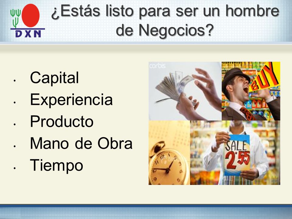 ¿Estás listo para ser un hombre de Negocios