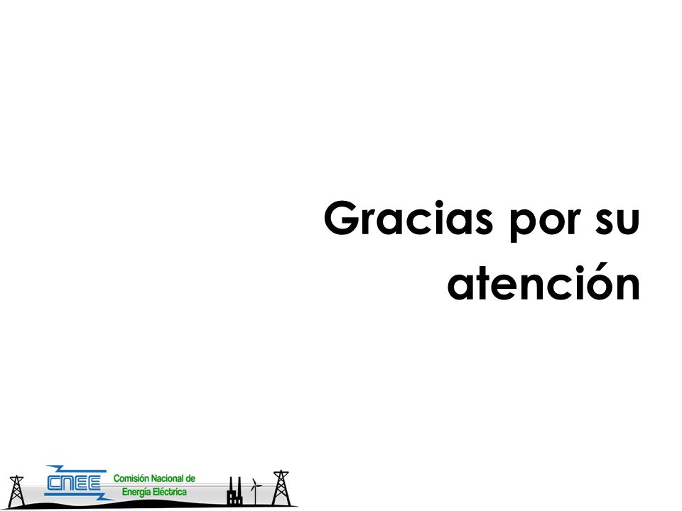 Gracias por su atención