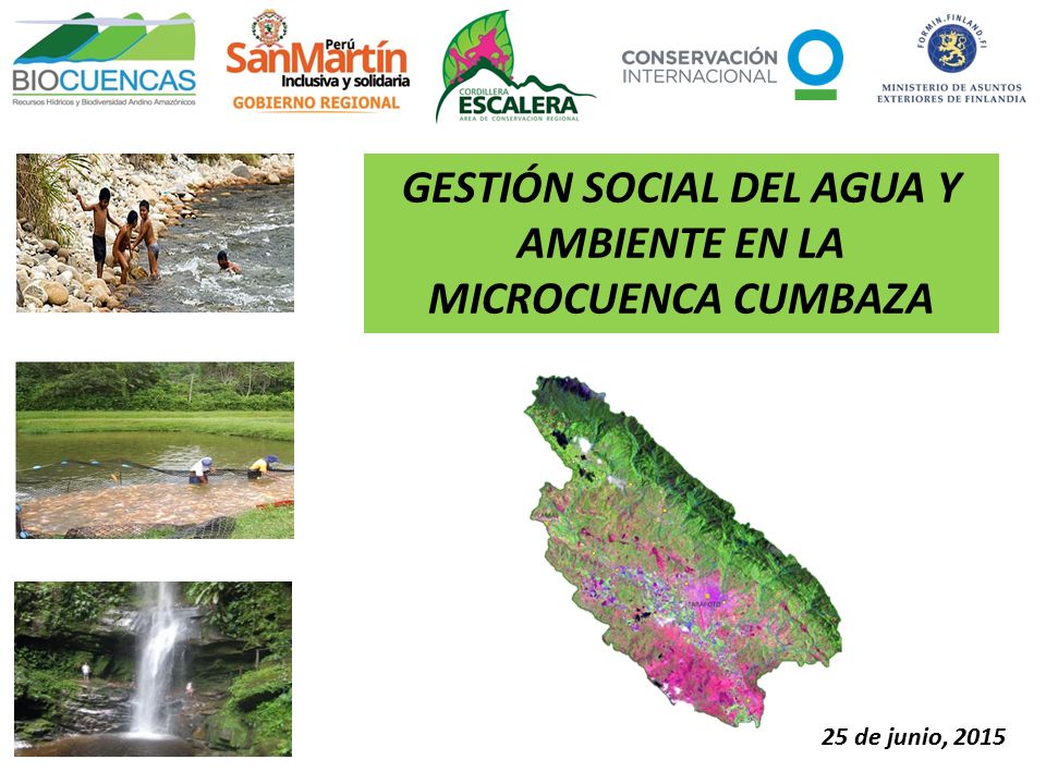 GESTIÓN SOCIAL DEL AGUA Y AMBIENTE EN LA MICROCUENCA CUMBAZA
