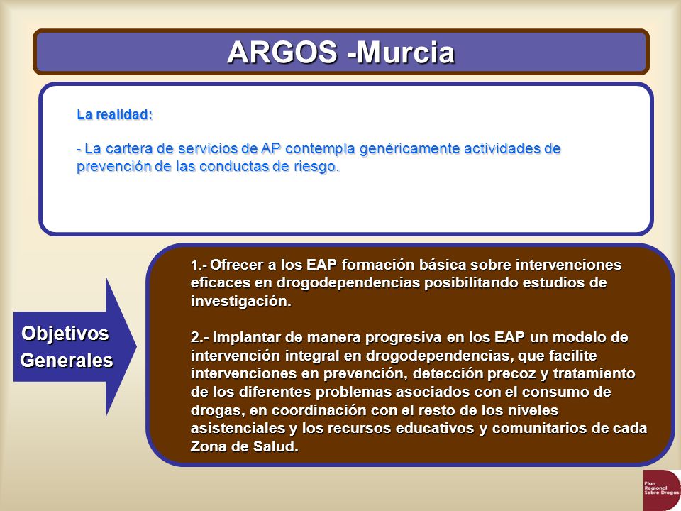 ARGOS -Murcia Objetivos Generales