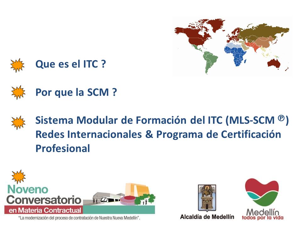 Que es el ITC . Por que la SCM .