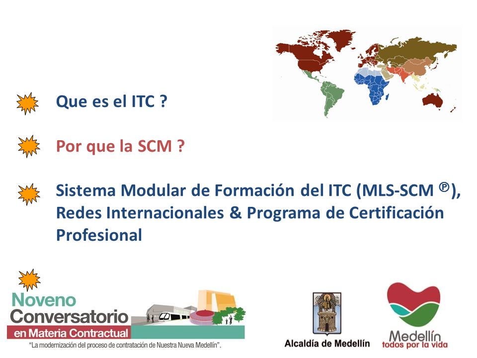 Que es el ITC . Por que la SCM .