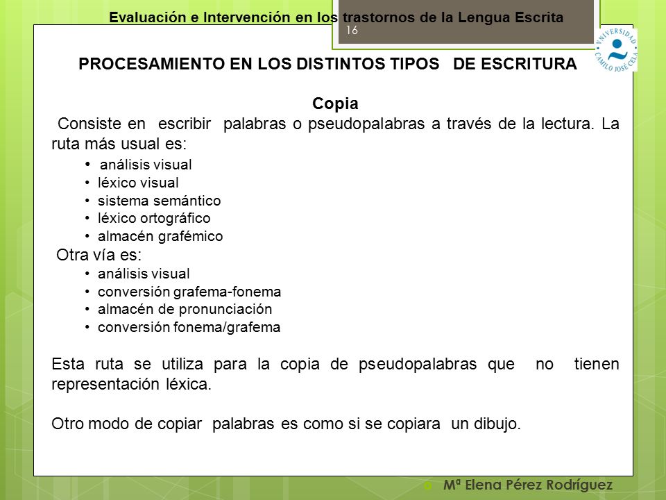 PROCESAMIENTO EN LOS DISTINTOS TIPOS DE ESCRITURA