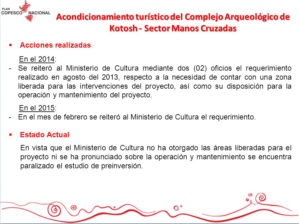 Acondicionamiento turístico del Complejo Arqueológico de Kotosh - Sector Manos Cruzadas