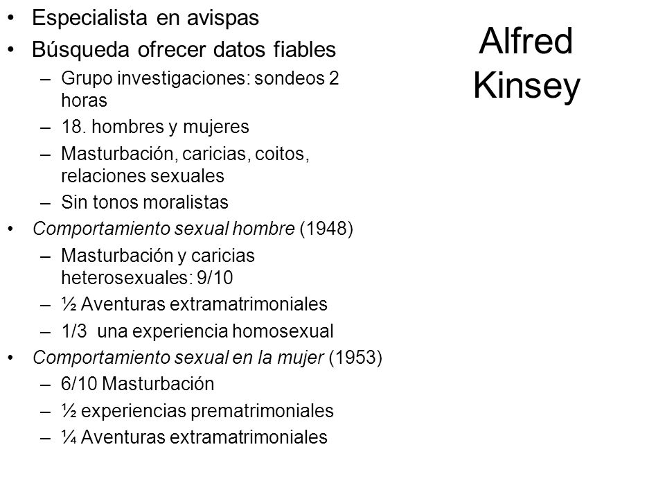 Alfred Kinsey Especialista en avispas Búsqueda ofrecer datos fiables