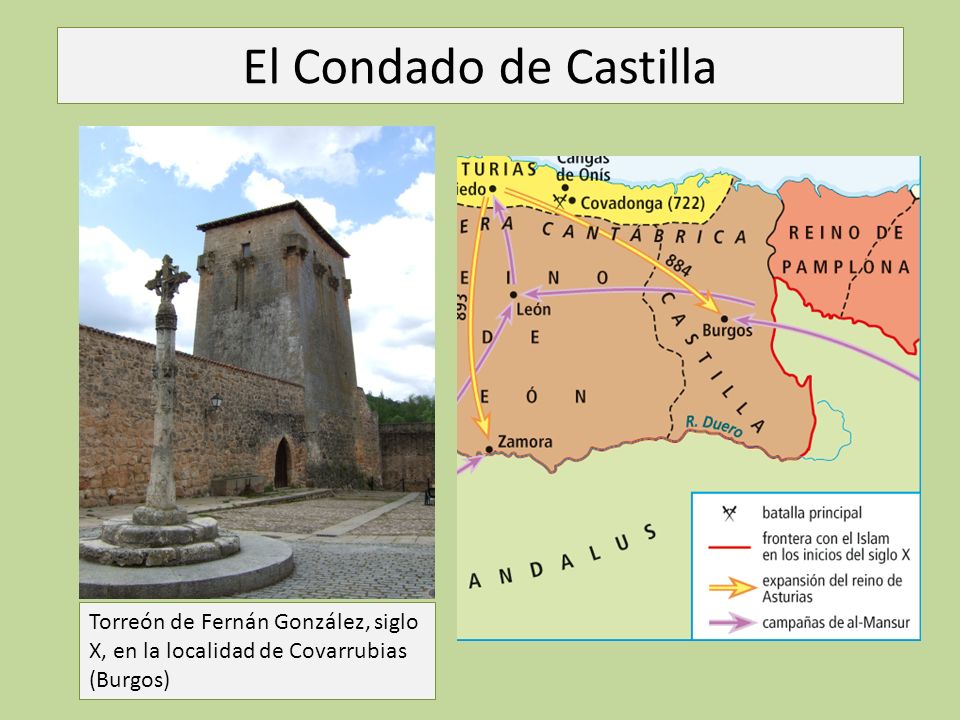 El Condado de Castilla Torreón de Fernán González, siglo X, en la localidad de Covarrubias (Burgos)