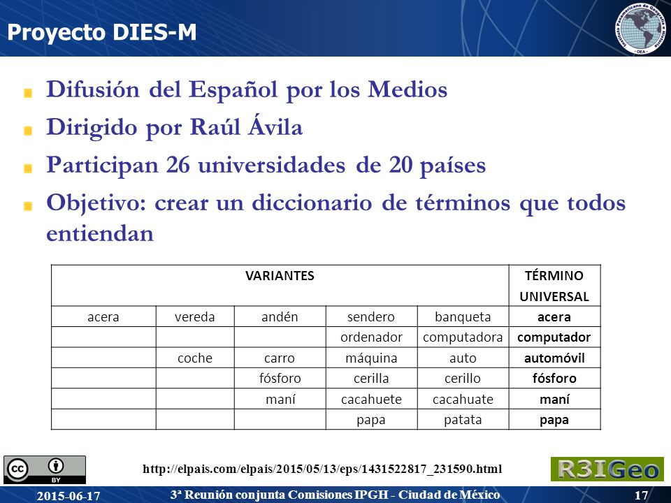 Difusión del Español por los Medios Dirigido por Raúl Ávila