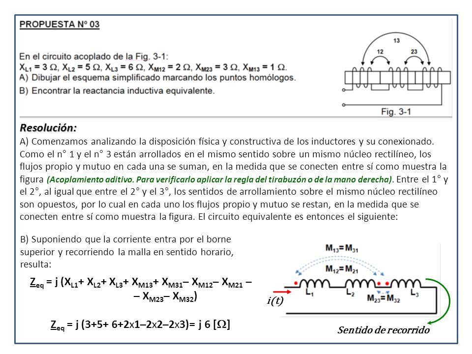 Zeq = j (XL1+ XL2+ XL3+ XM13+ XM31– XM12– XM21 – – XM23– XM32)