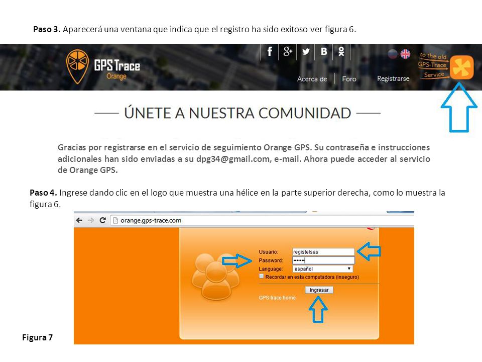 Paso 3. Aparecerá una ventana que indica que el registro ha sido exitoso ver figura 6.