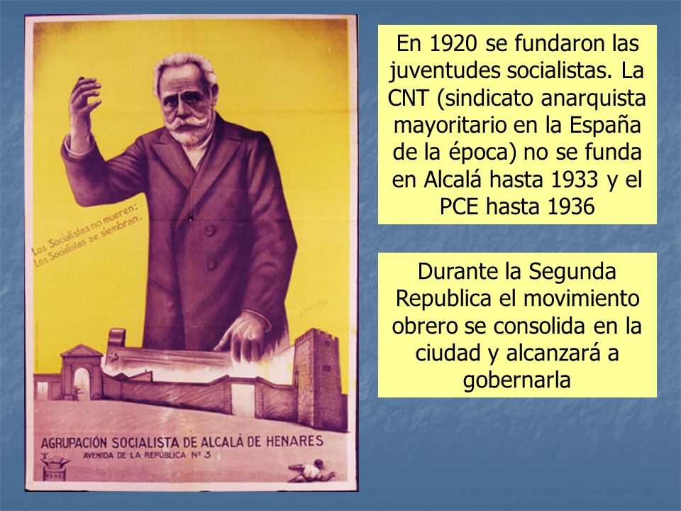 En 1920 se fundaron las juventudes socialistas
