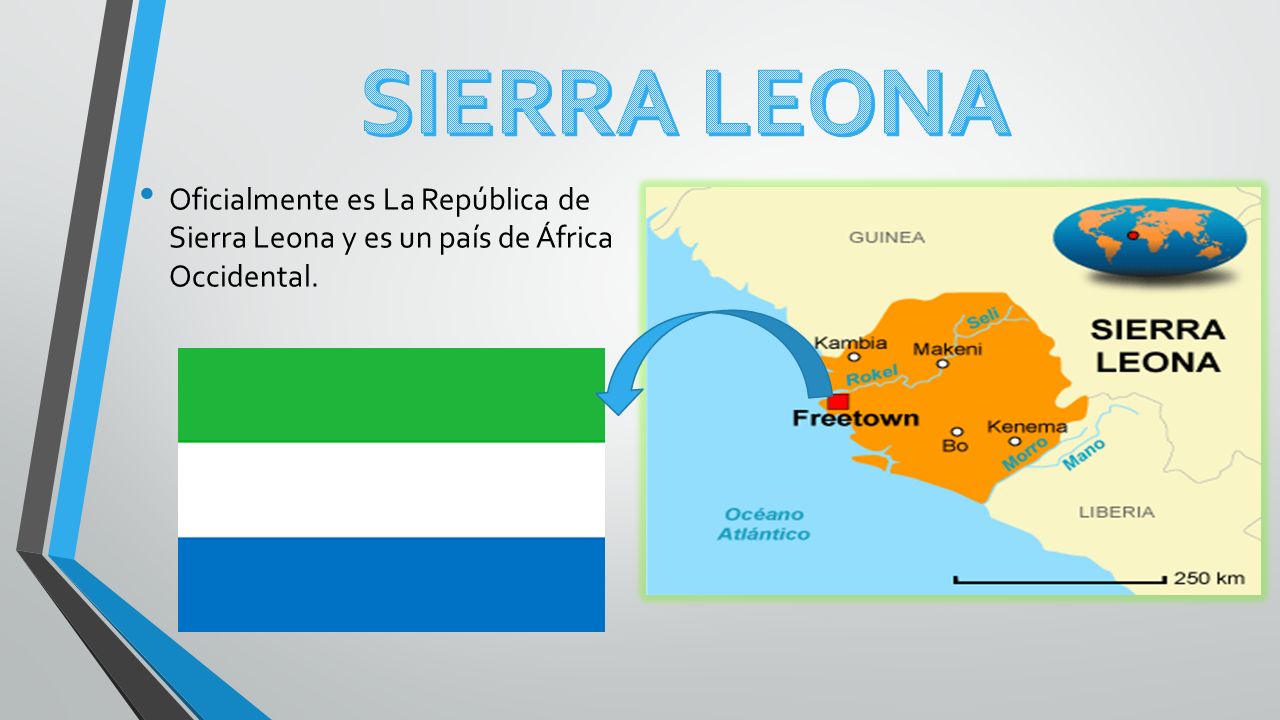SIERRA LEONA Oficialmente es La República de Sierra Leona y es un país de África Occidental.