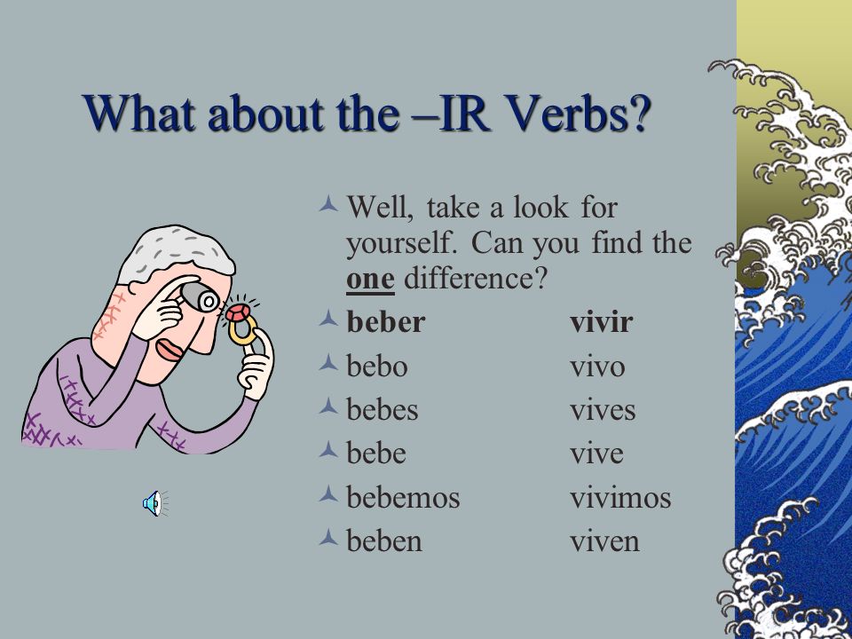 What about the –IR Verbs