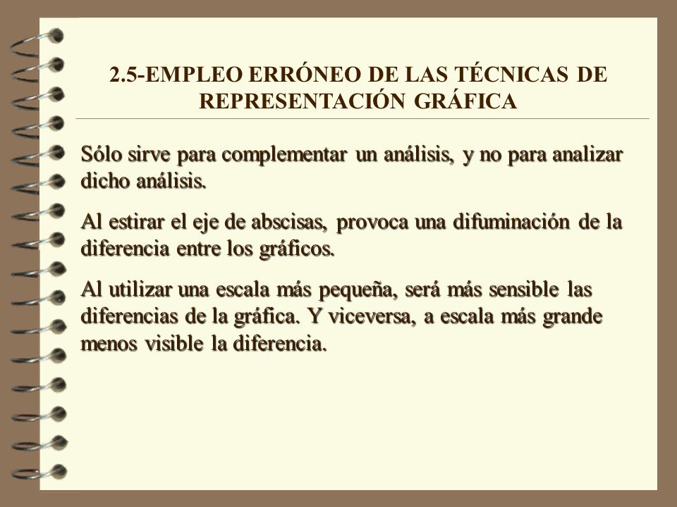 2.5-EMPLEO ERRÓNEO DE LAS TÉCNICAS DE REPRESENTACIÓN GRÁFICA