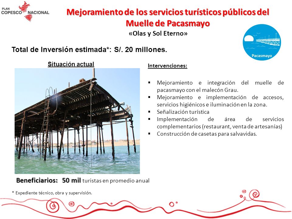 Mejoramiento de los servicios turísticos públicos del Muelle de Pacasmayo
