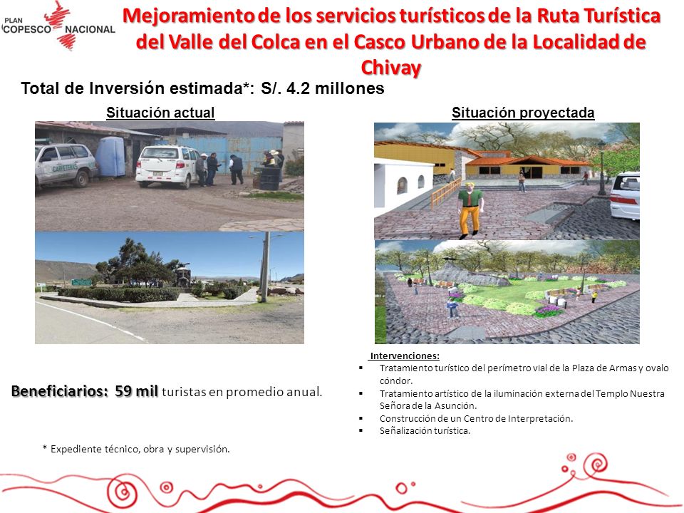 Mejoramiento de los servicios turísticos de la Ruta Turística del Valle del Colca en el Casco Urbano de la Localidad de Chivay