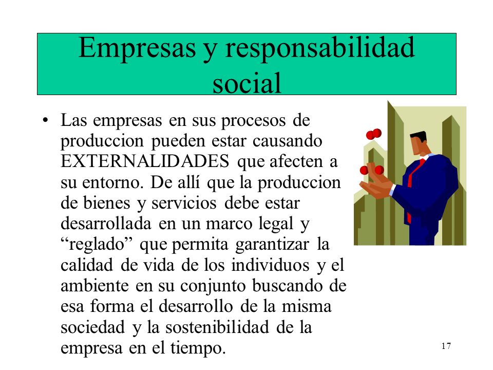 Empresas y responsabilidad social