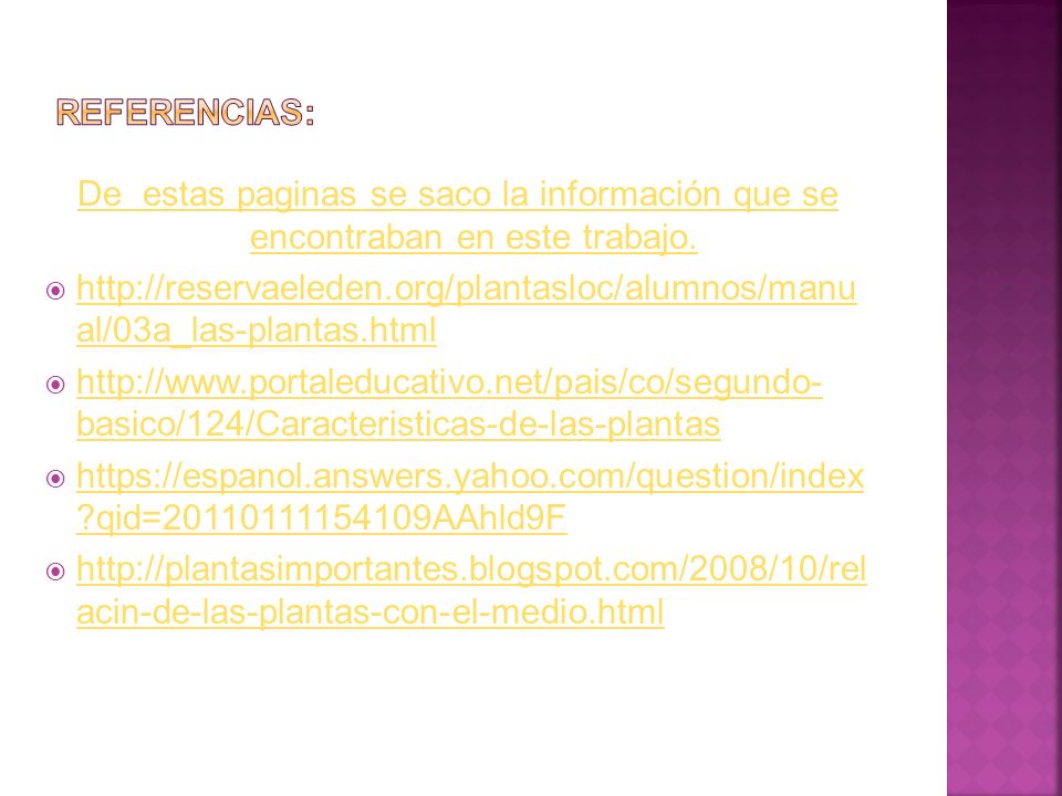 Referencias: De estas paginas se saco la información que se encontraban en este trabajo.