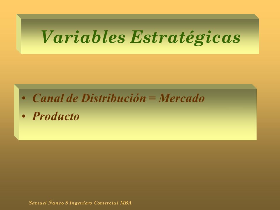 Variables Estratégicas