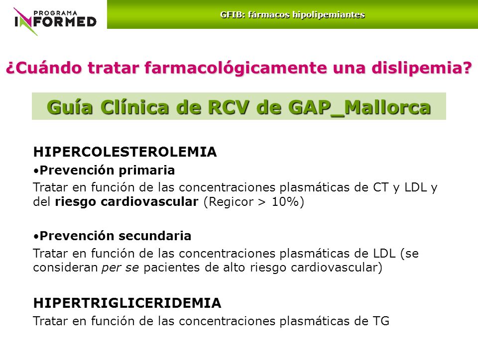 Guía Clínica de RCV de GAP_Mallorca