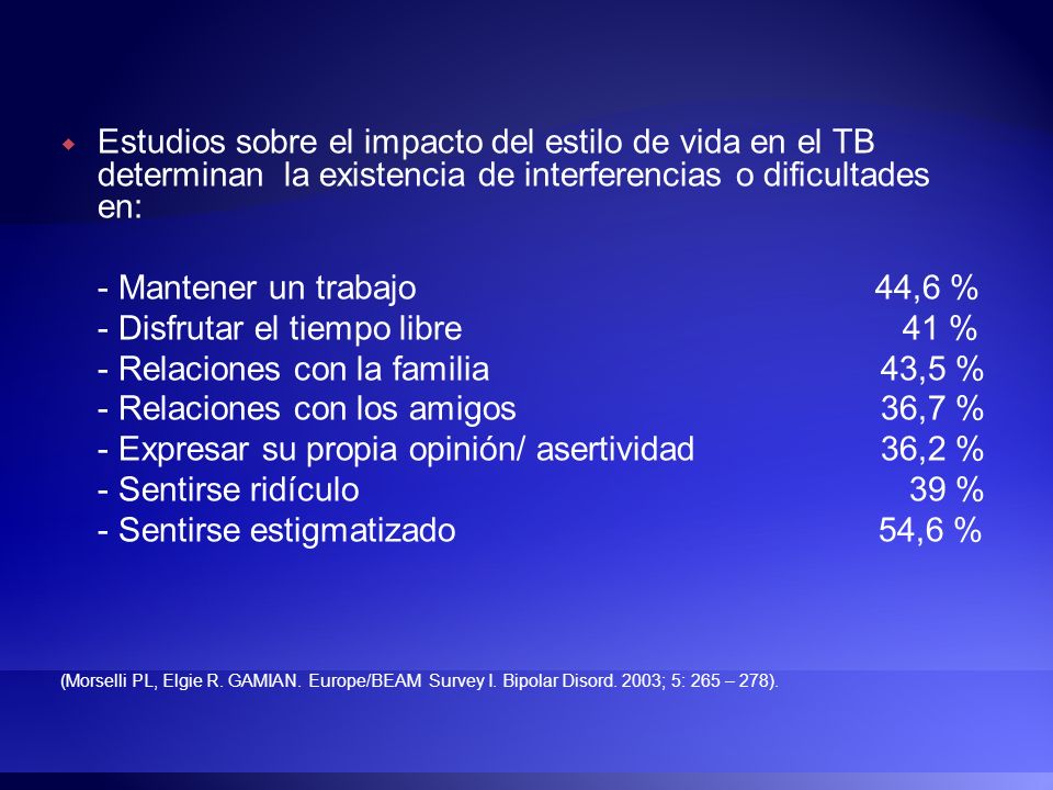 - Disfrutar el tiempo libre 41 % - Relaciones con la familia 43,5 %