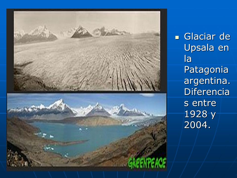 Glaciar de Upsala en la Patagonia argentina