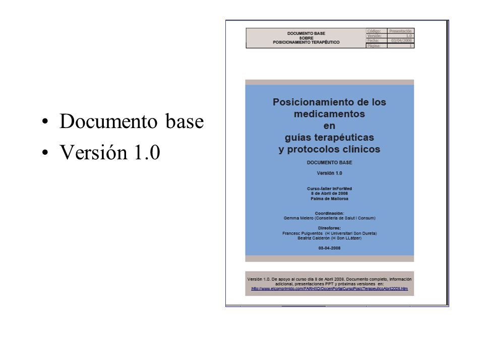 Documento base Versión 1.0