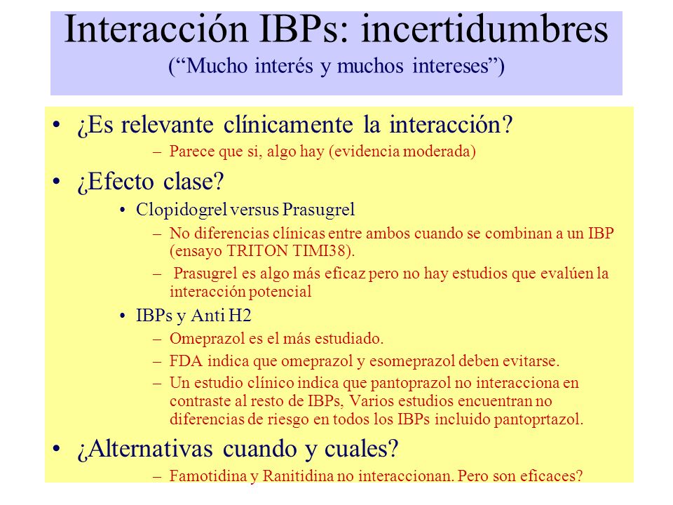 Interacción IBPs: incertidumbres ( Mucho interés y muchos intereses )