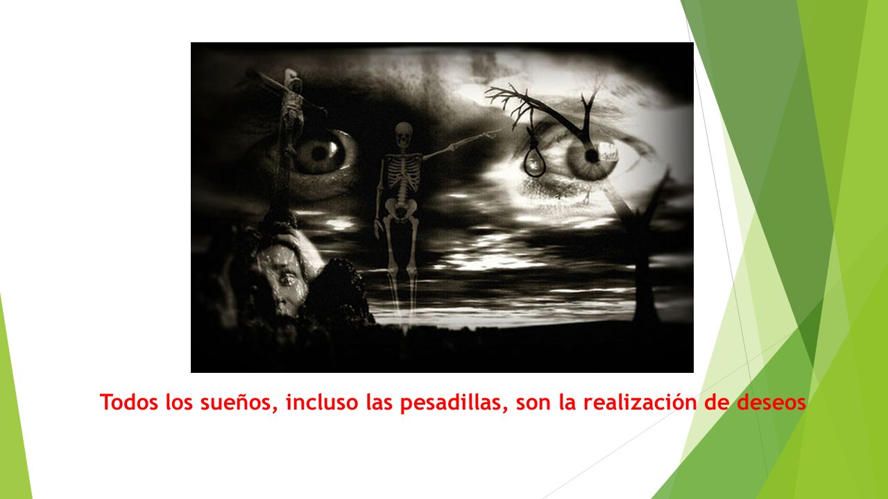 Todos los sueños, incluso las pesadillas, son la realización de deseos