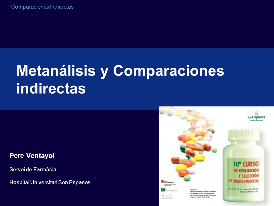 Metanálisis y Comparaciones indirectas