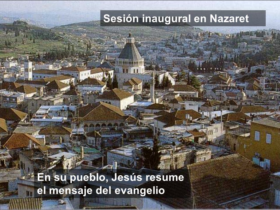 Sesión inaugural en Nazaret