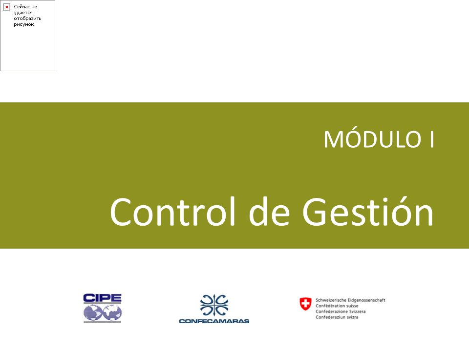 MÓDULO I Control de Gestión Modulo I Control de Gestión