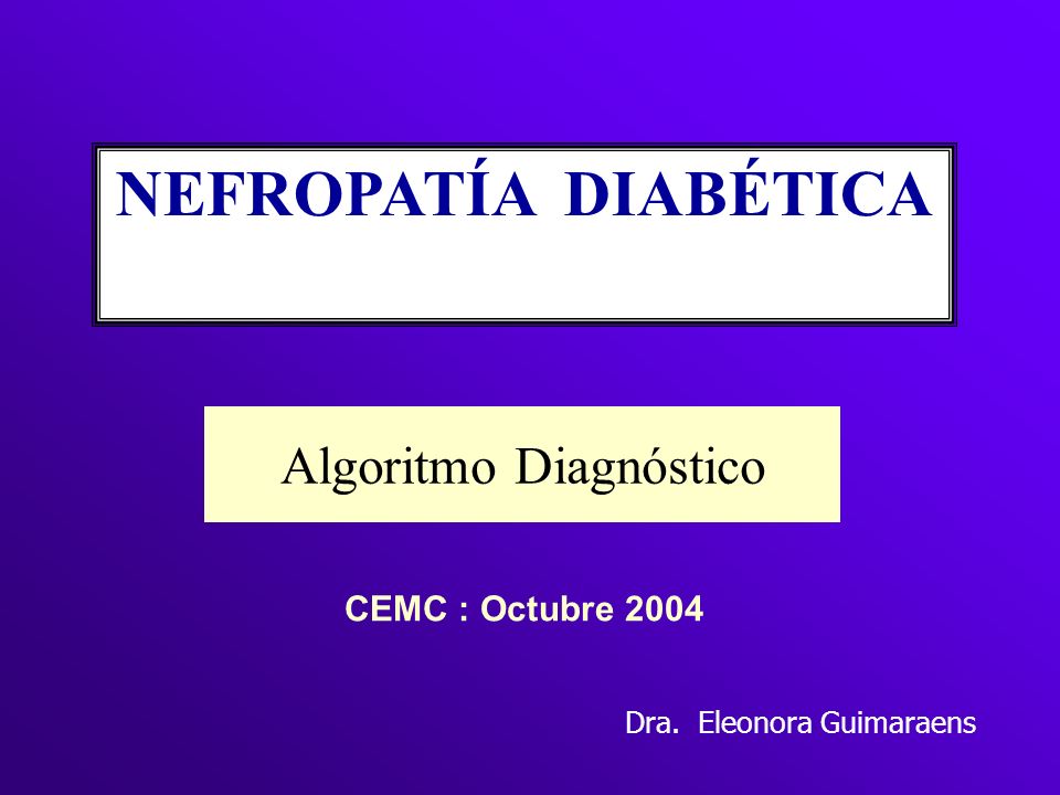 Algoritmo Diagnóstico