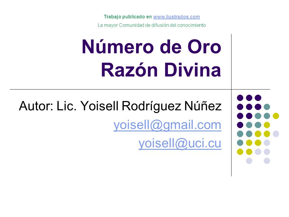 Número de Oro Razón Divina