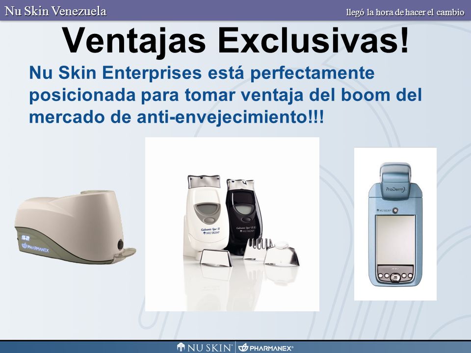 Nu Skin Venezuela llegó la hora de hacer el cambio