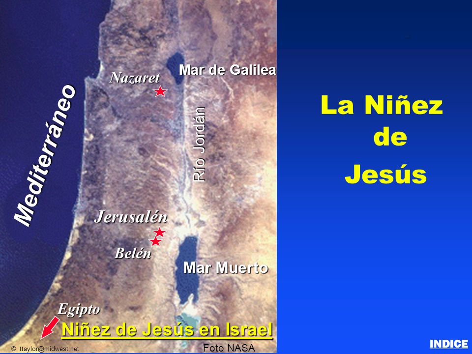 La Niñez de Jesús Mediterráneo Jerusalén Niñez de Jesús en Israel