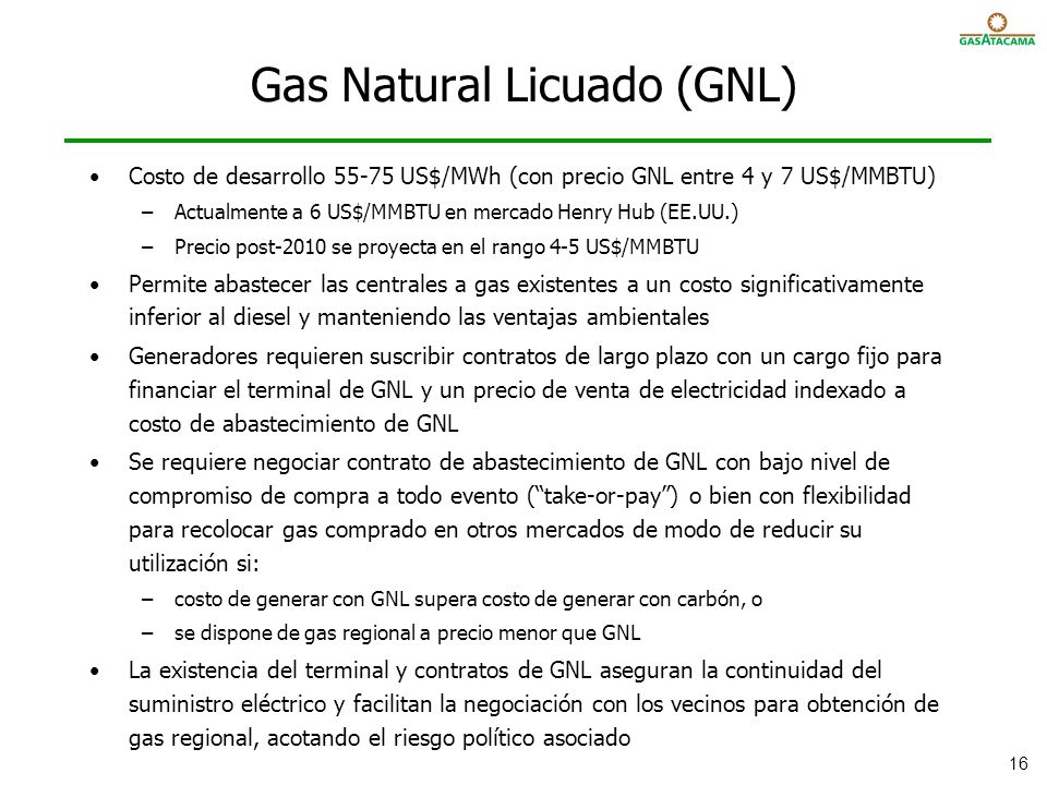 Gas Natural Licuado (GNL)