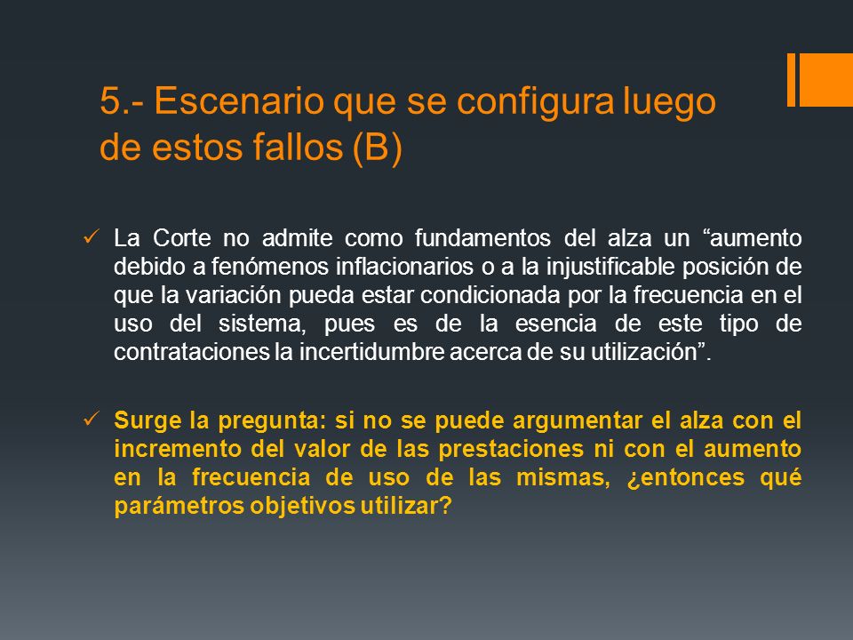 5.- Escenario que se configura luego de estos fallos (B)