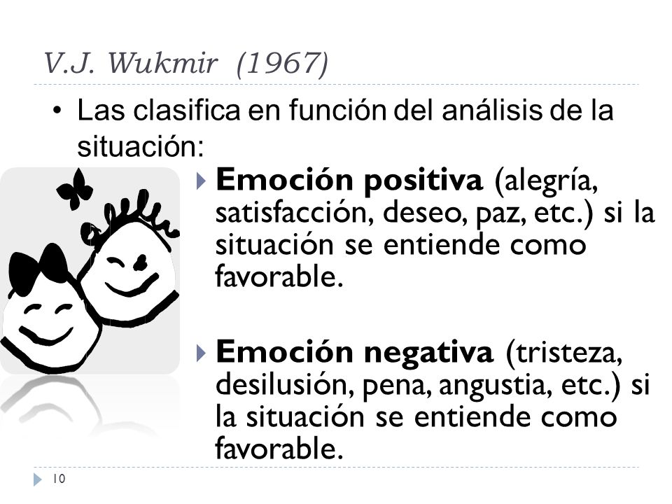 V.J. Wukmir (1967) Las clasifica en función del análisis de la situación: