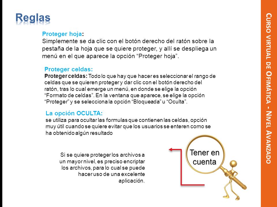 Curso virtual de Ofimática - Nivel Avanzado
