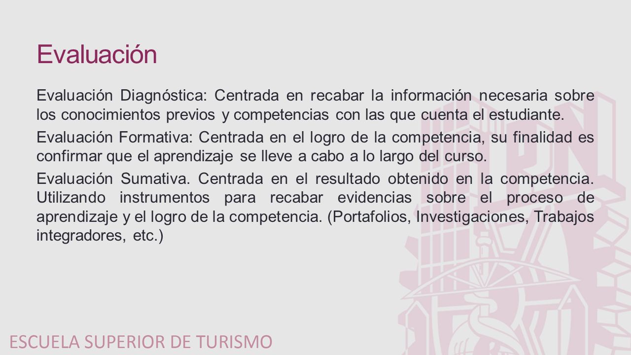 Evaluación