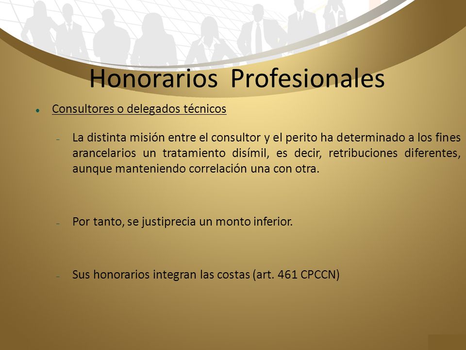 Honorarios Profesionales
