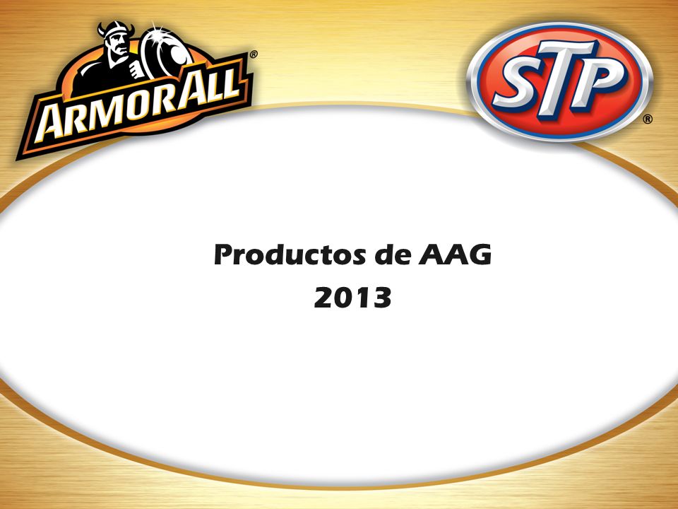 Productos de AAG 2013
