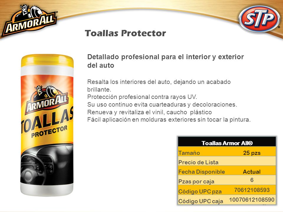 Toallas Protector Detallado profesional para el interior y exterior del auto. Resalta los interiores del auto, dejando un acabado brillante.
