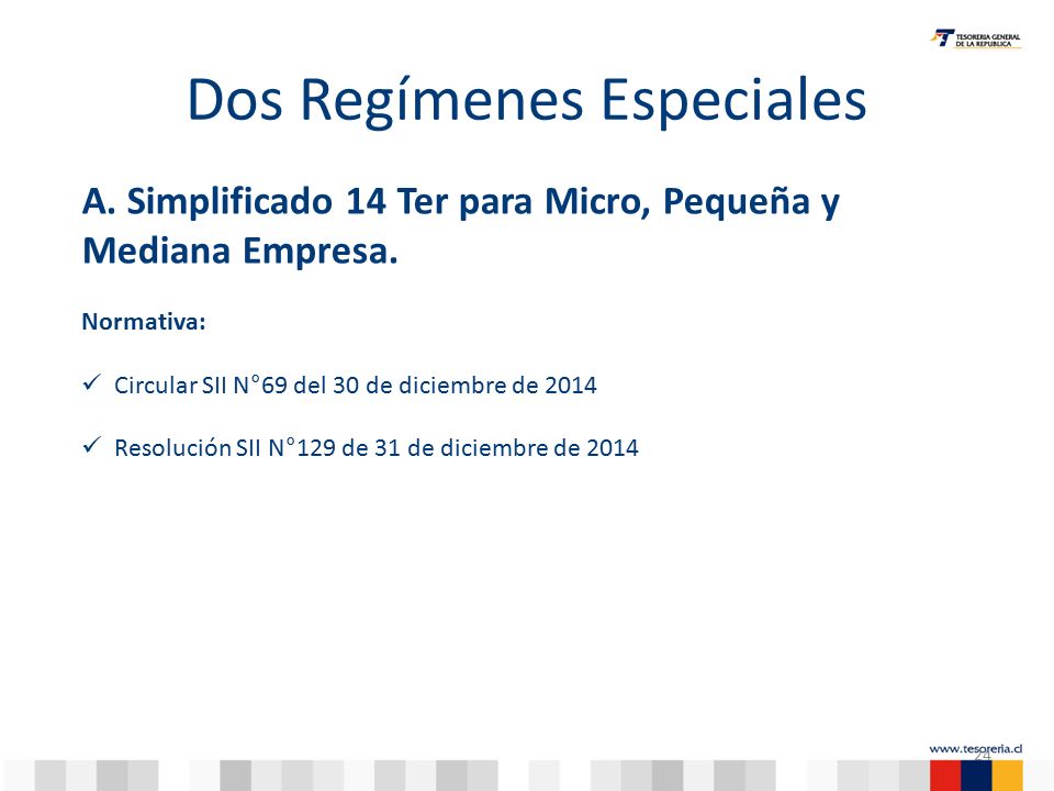 Dos Regímenes Especiales