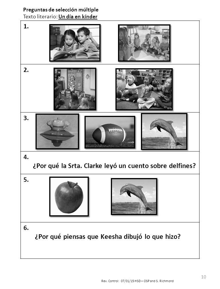 ¿Por qué piensas que Keesha dibujó lo que hizo