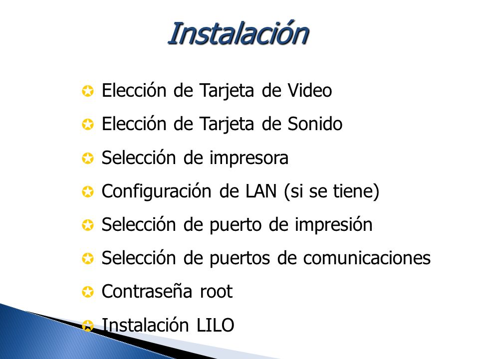 Instalación Elección de Tarjeta de Video Elección de Tarjeta de Sonido