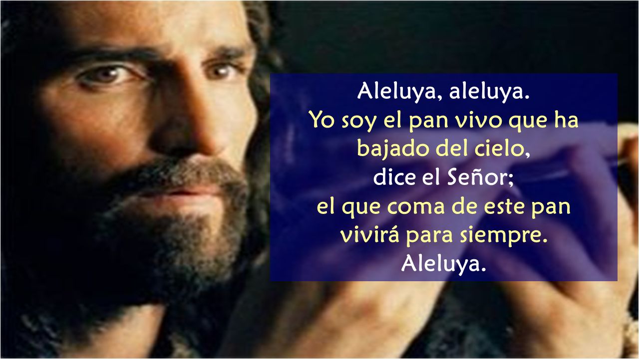 Yo soy el pan vivo que ha bajado del cielo,
